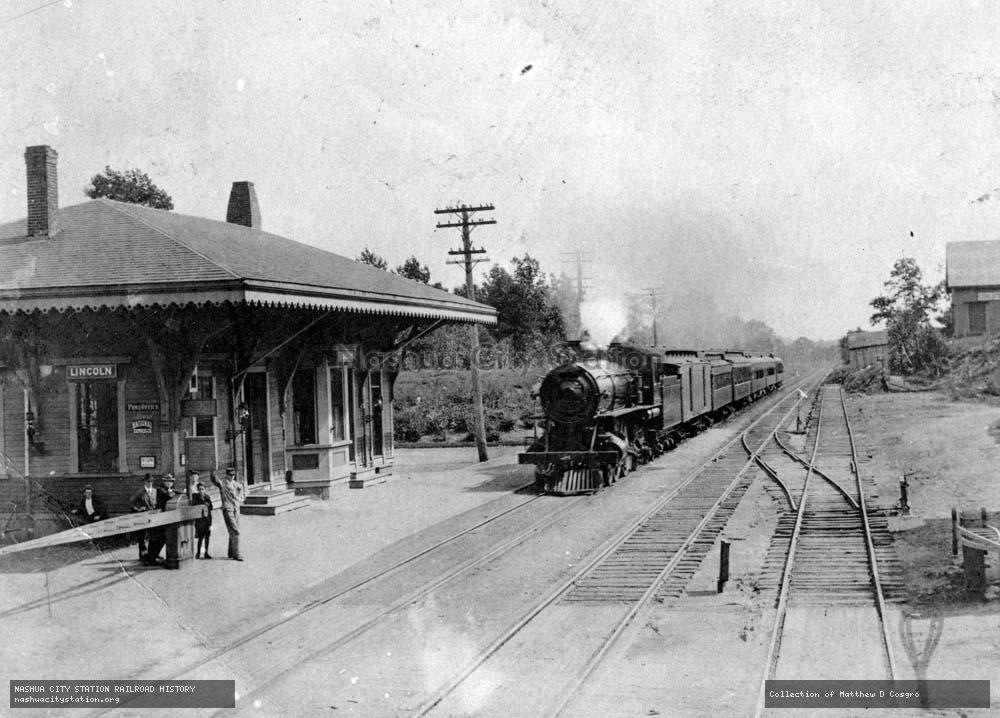 Postcard: Railroad Station, Lincoln, Massachusetts